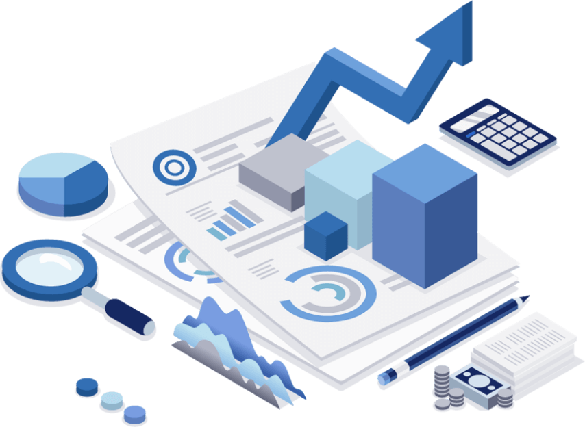 実績を積み重ねているイメージ